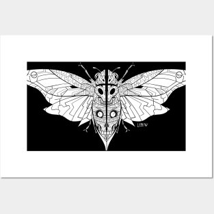 alien deadly ecopop the cicada madness butterfly cigarra bug of death Posters and Art